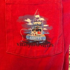 Vineyard Vines Santa Boat shirt great condition